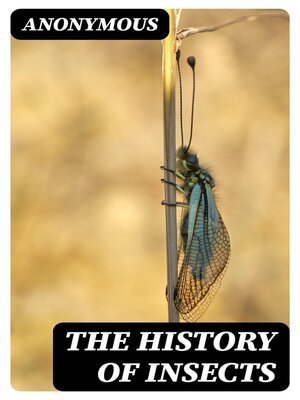 cover image of The History of Insects
